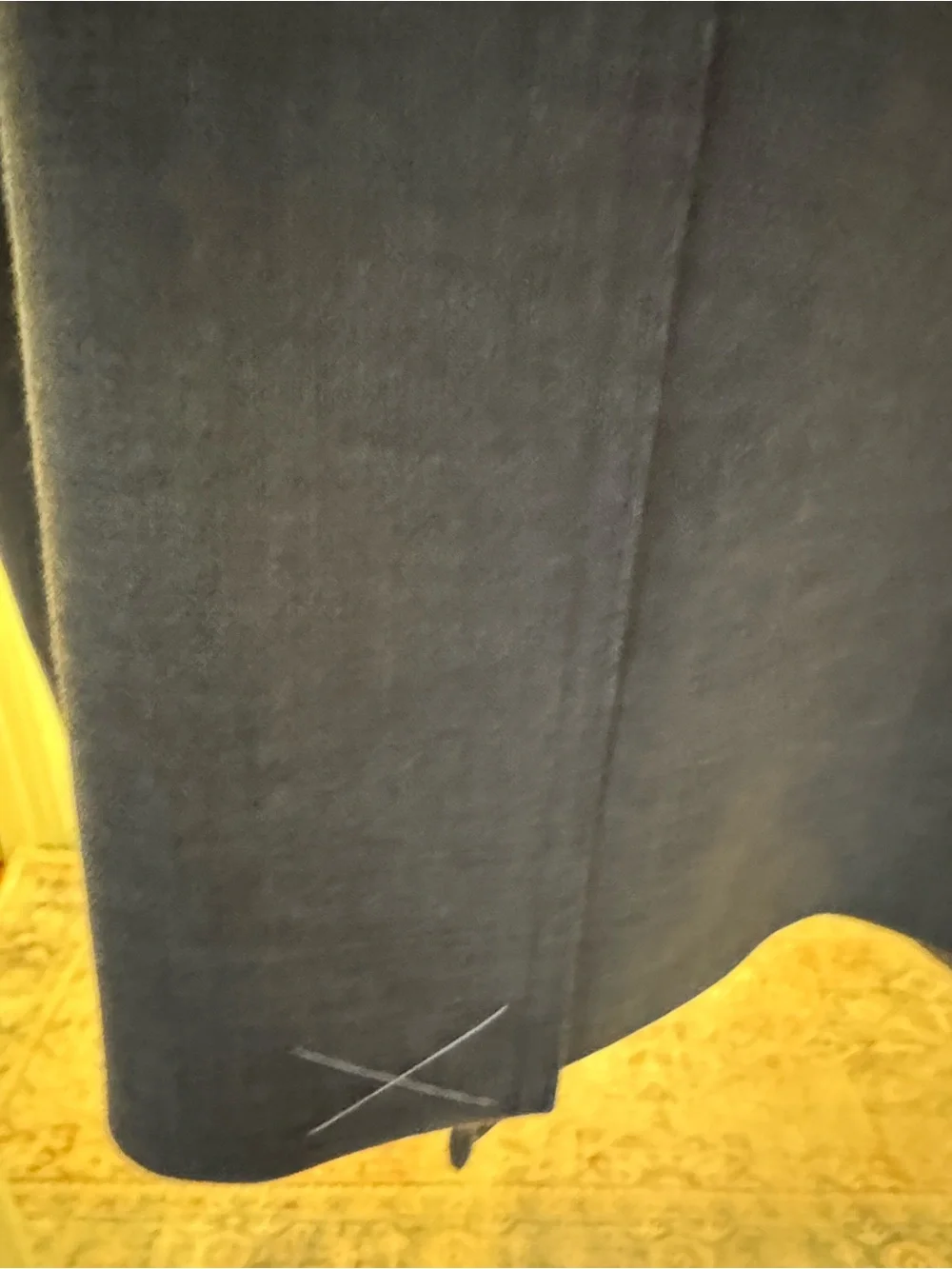 Nordstrom Silver-Gray Elegant Trench Coat - Picture 5 of 6